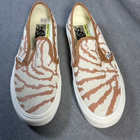 Vans Slip-On Men's 8.5 Women's 10 VR3 SF Tiger Shell Ecocush Skateboard Shoes - Picture 2 of 9